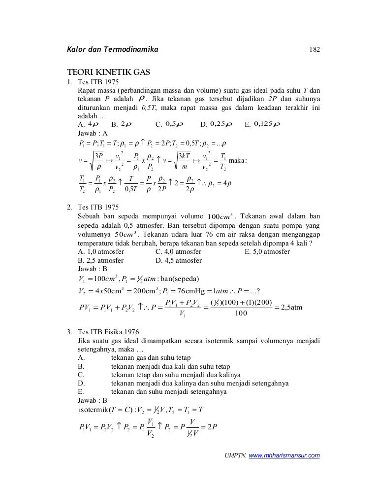 teori kinetik gas