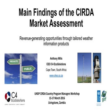 Applying Climate Information to Achieve the Sustainable Development ...