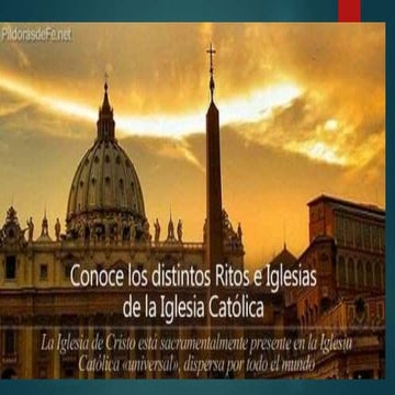 18.8. ritos en la iglesia católica