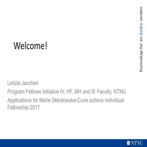 Program Fellows Initiative IV, HF, MH and IE Faculty, NTNU 