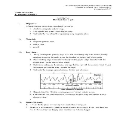 18.1 activity and rubrics