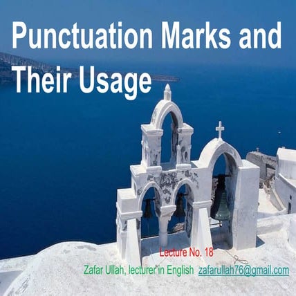 Functional English 12. Punctuation Marks and Their Usages (Code 0068)