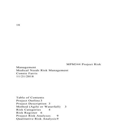 Medical Devices Risk Management Handout by AptSkill | PDF