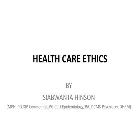 medical ethics theories | PPTX