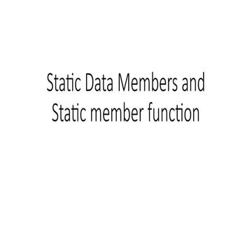 18.Static Data Members and Static member function.pptx