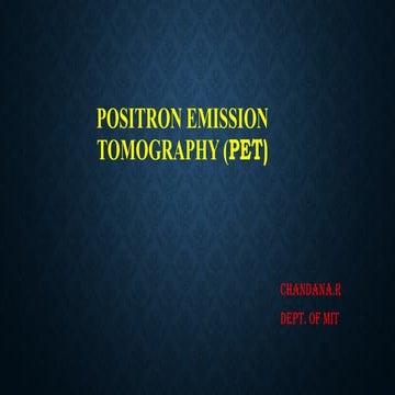 18.  PET. positron emission tomography imaging