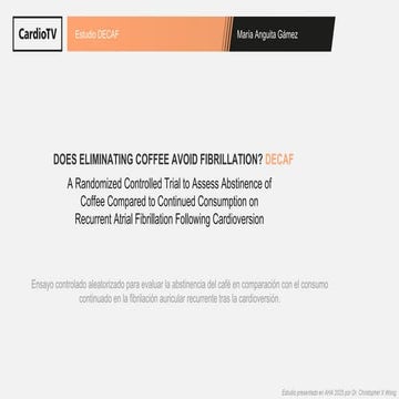 Estudio DECAF  AHA  2025  Nueva  Orleans