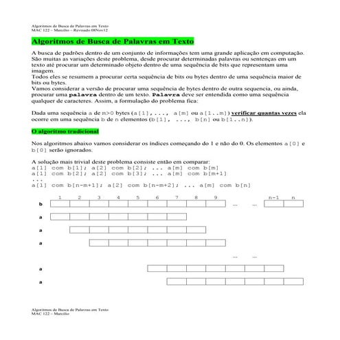 18   algoritmos de busca de palavras em texto