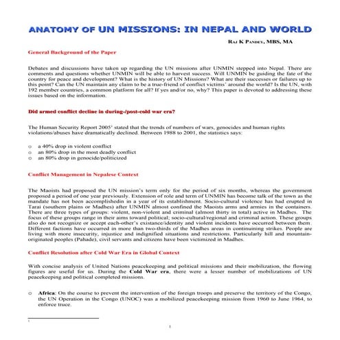 18 anatomy of un mission in world and nepal