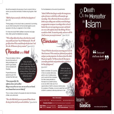 Death & Hereafter in Islam | PDF