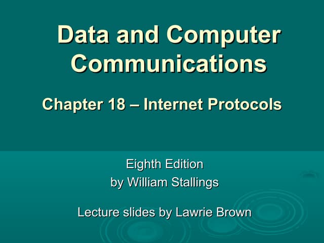 internet protocols