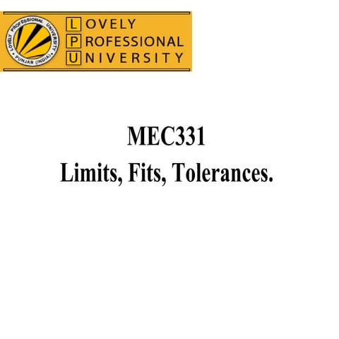 18-Limit_ fit_ tolerance.ppt