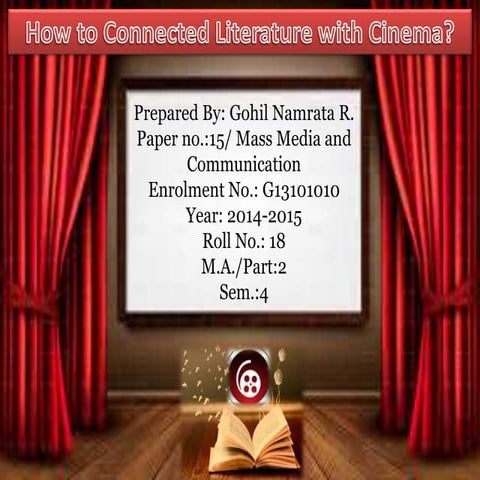 How to connect Literature with Cinema?
