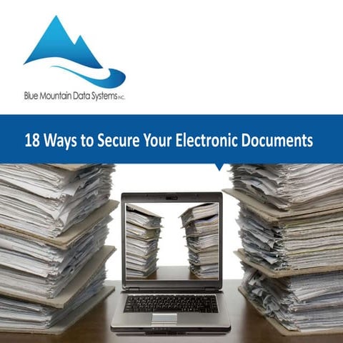 How-to: 18 Ways to Secure Your Electronic Documents