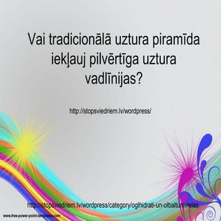 Sabalansēta uztura pamatprincipi