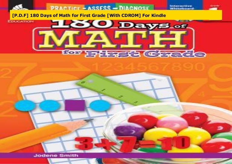  p d f 180 days of math for first grade with cdrom for kindle