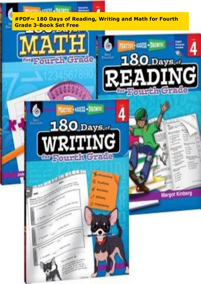 PDF 180 Days of Reading, Writing and Math for Fourth Grade 3Book S…