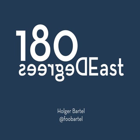 180 Degrees East, Webshaped 2013, Helsinki, Finland