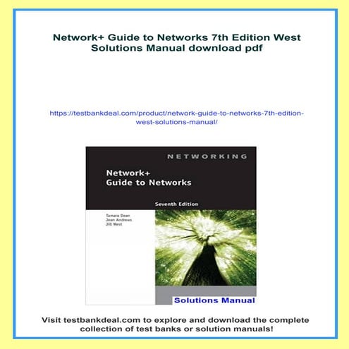 Network+ Guide to Networks 7th Edition West Solutions Manual | PDF