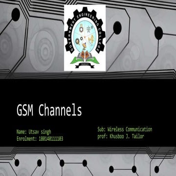 GSM Channels