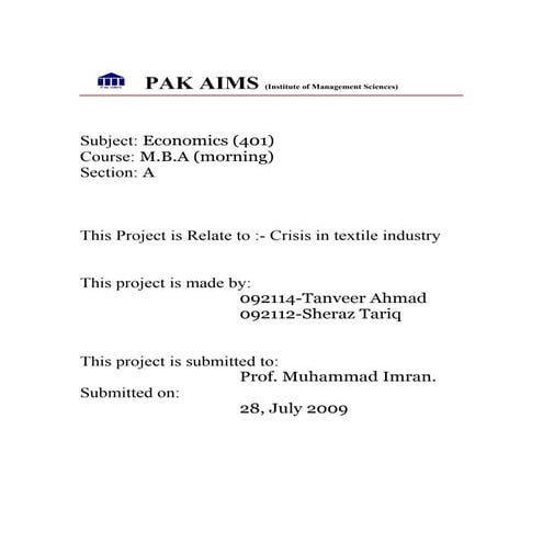 crisis-in-textile-industry