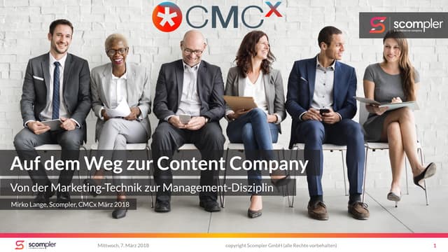 Workshop Content Strategie und Content Operations CMCx