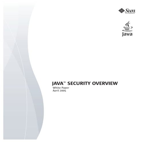 Java Security Overview | PDF