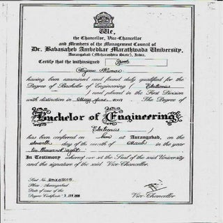 Degree Passing Cert.