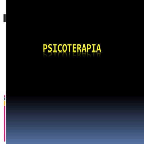 psicoterapia..............................ppt
