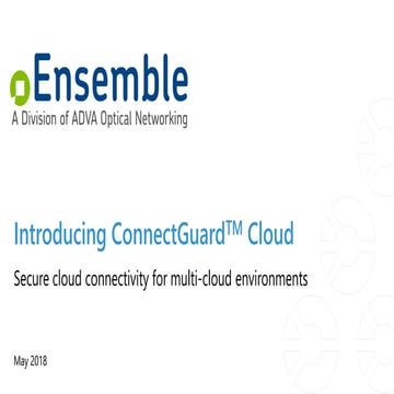 Introducing ConnectGuard™ Cloud 