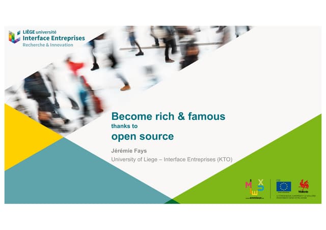Become Rick and famous, thanks to Open Source