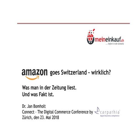 Amazon goes switzerland 