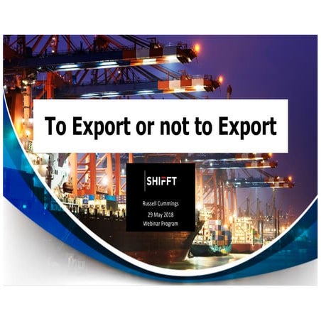 Export plan template | PDF