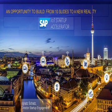 "An Opportunity to Build: From 10 Slides to a New Reality"