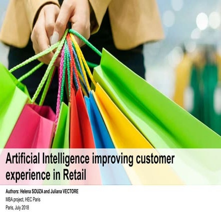 Artificial Intelligence improving customer experience in Retail