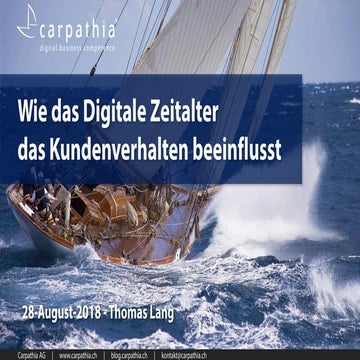 Wie das Digitale Zeitalter das Kundenverhalten beeinflusst