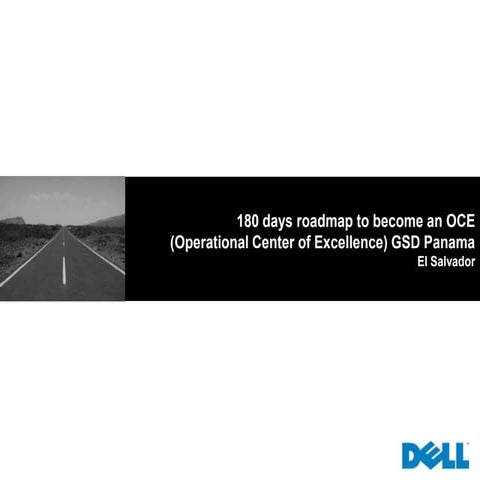 180 days roadmap to become an operational center of excellence
