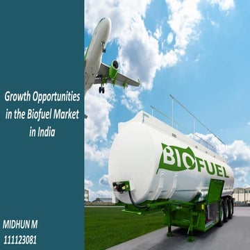 Business plan biofuel | PPTX