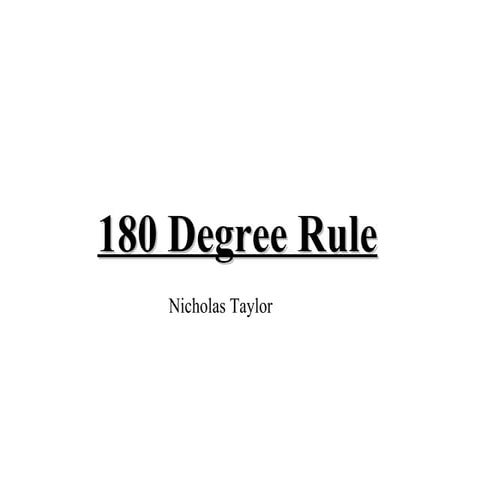 180 Degree Rule