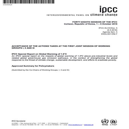 IPCC AR6 Climate Change 2023 report | PDF