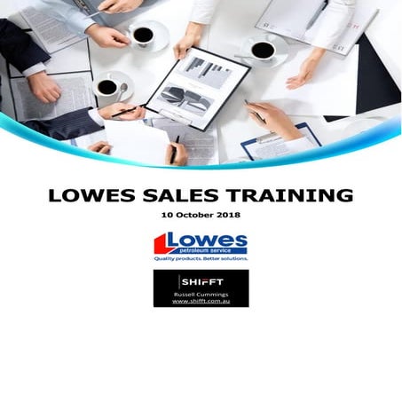 Lowes Sales Training Workbook