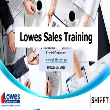 Lowes Sales Workshop
