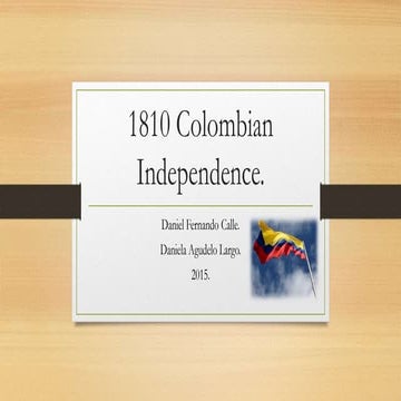  Colombian Independence.