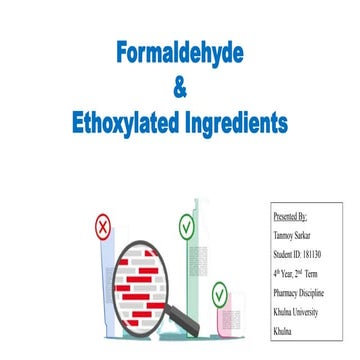 Formaldehyde  &  Ethoxylated Ingredients