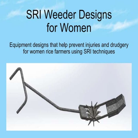 1812 - SRI Weeder Designs for Women | PPTX