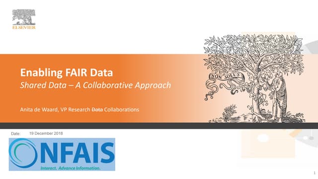 NFAIS Talk on Enabling FAIR Data