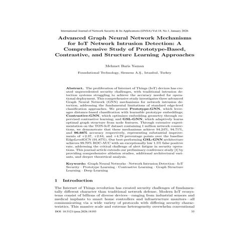Advanced Graph Neural Network Mechanisms for IoT Network Intrusion ...