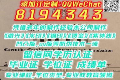 #专业或教育领域MIT斯隆管理学院毕业证成绩单