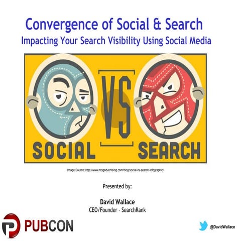 Convergence of Social & Search - PubCon Vegas 2012
