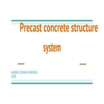 Precast Concrete Structure